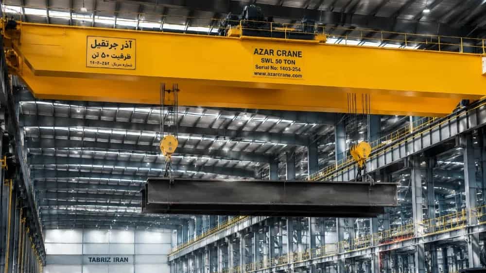 نصب جرثقیل سقفی در آذربایجان شرقی